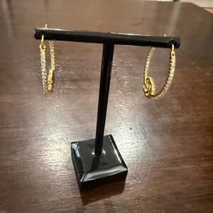 Authentic Gucci - Elegant Gold Hoop Earrings